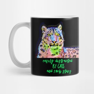 Easily distracted by CATS and Rock Stars Mug